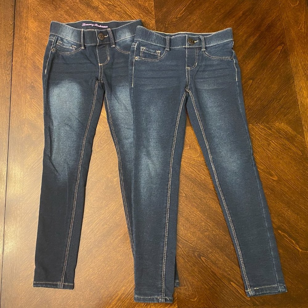 2 Pairs! - Tommy Bahama Girls Skinny Jeans - Size 5 - So Soft!!